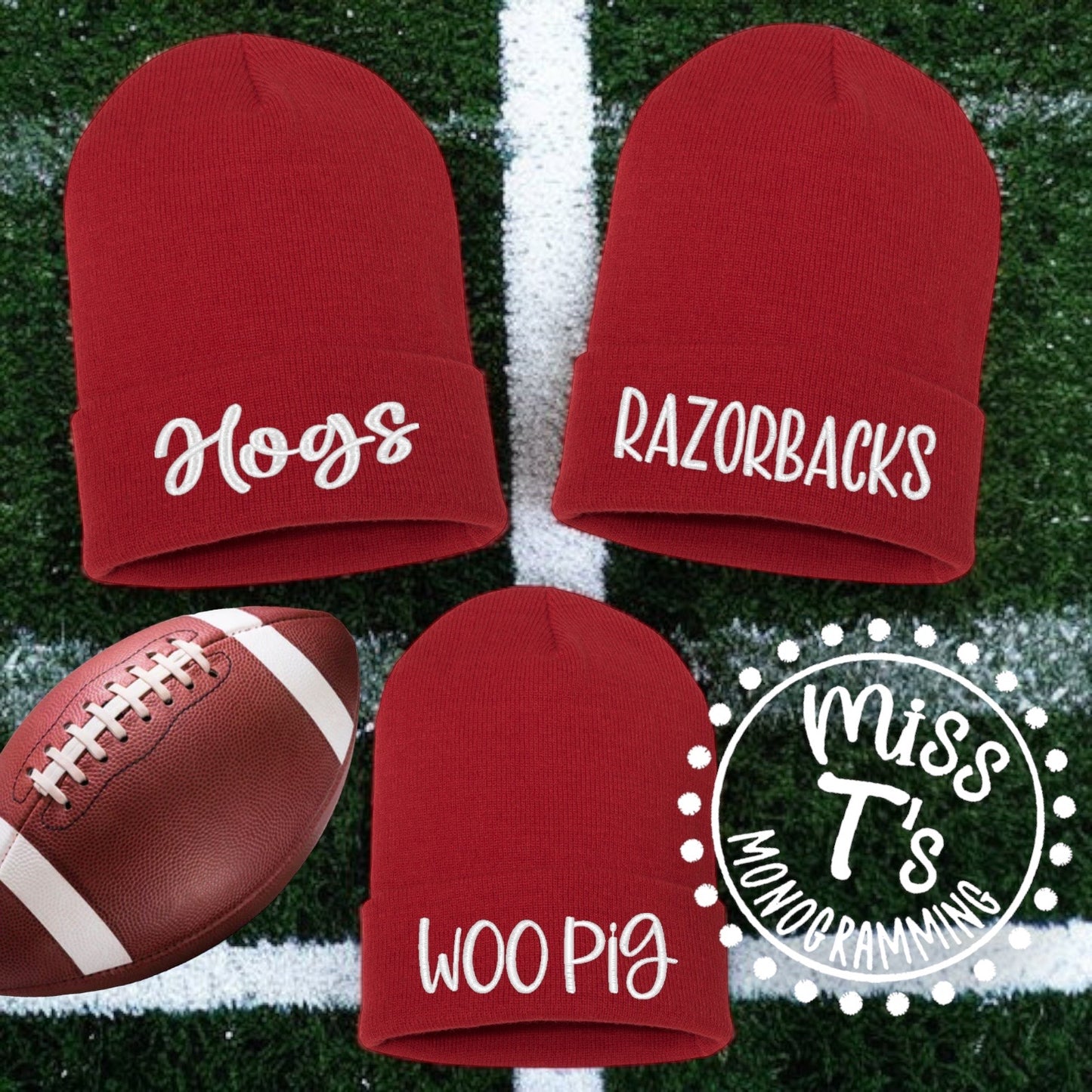 CUSTOM SAYING EMBROIDERED BEANIE