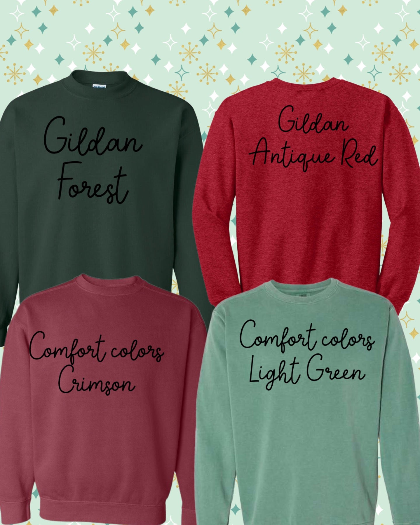 CHRISTMAS HIGHLAND COW WITH SANTA HAT EMBROIDERED SWEATSHIRT