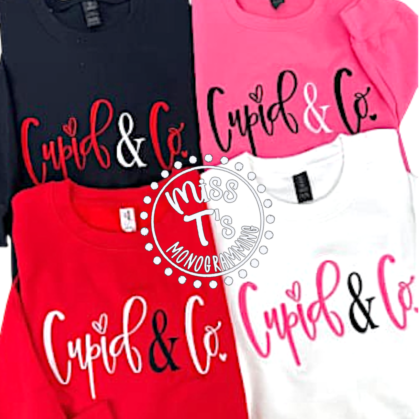 CUPID & CO EMBROIDERED SWEATSHIRT