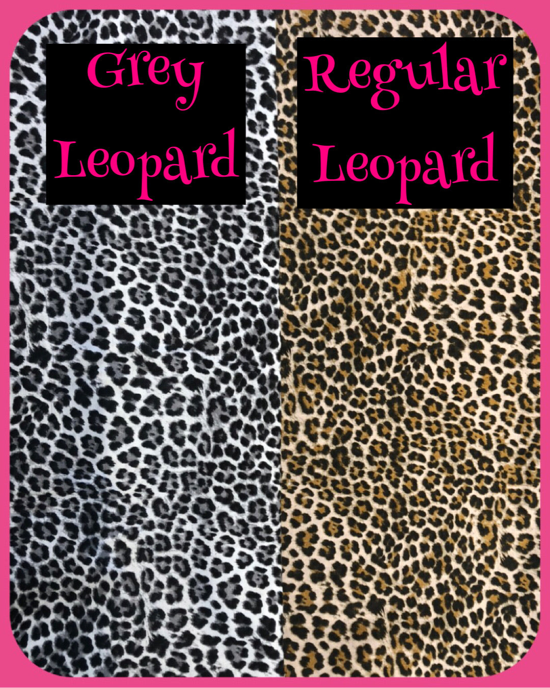 TWO INITIAL LEOPARD APPLIQUE SWEATSHIRTS