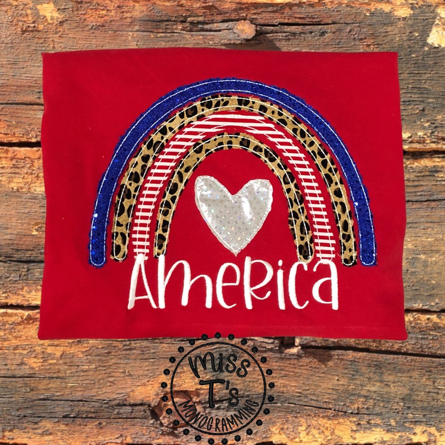 PATRIOTIC RAINBOW - AMERICA! (INFANT TO ADULT)