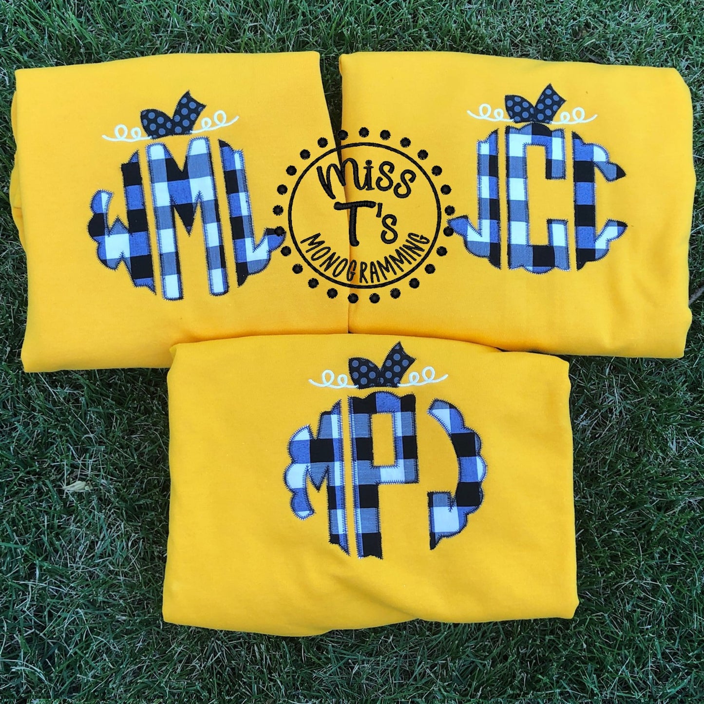 BUFFALO CHECK PUMPKIN APPLIQUE SWEATSHIRT