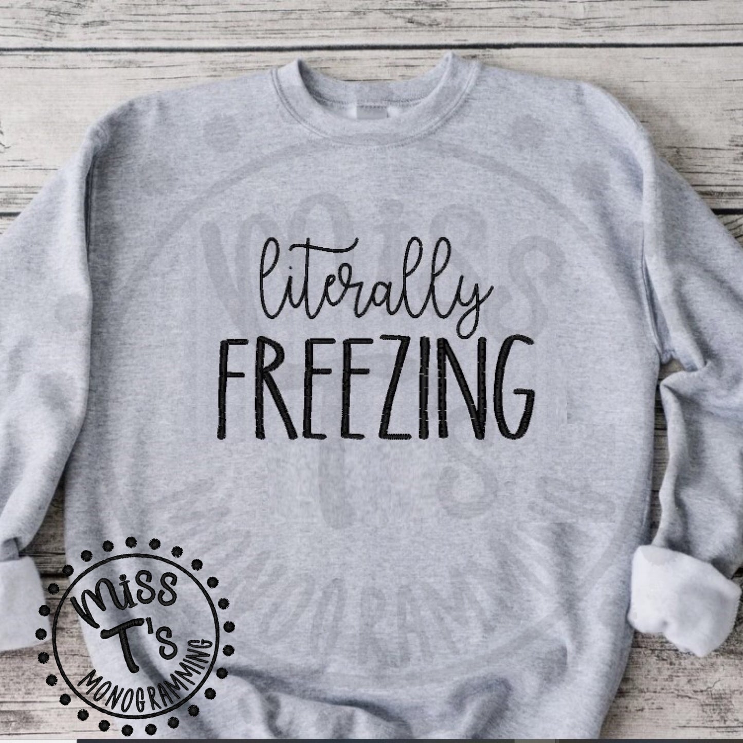 LITERALLY FREEZING COZY SWEATSHIRT
