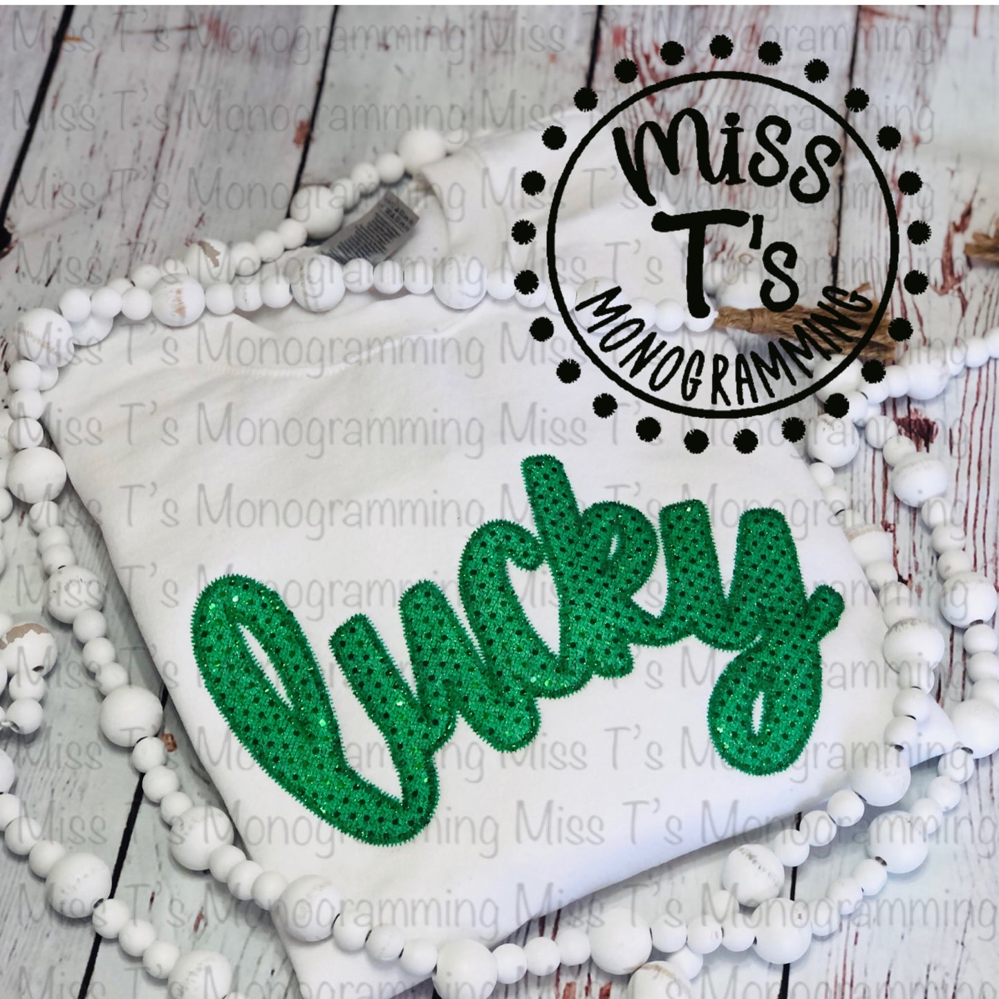 LUCKY EMBROIDERED SWEATSHIRT OR HOODIE