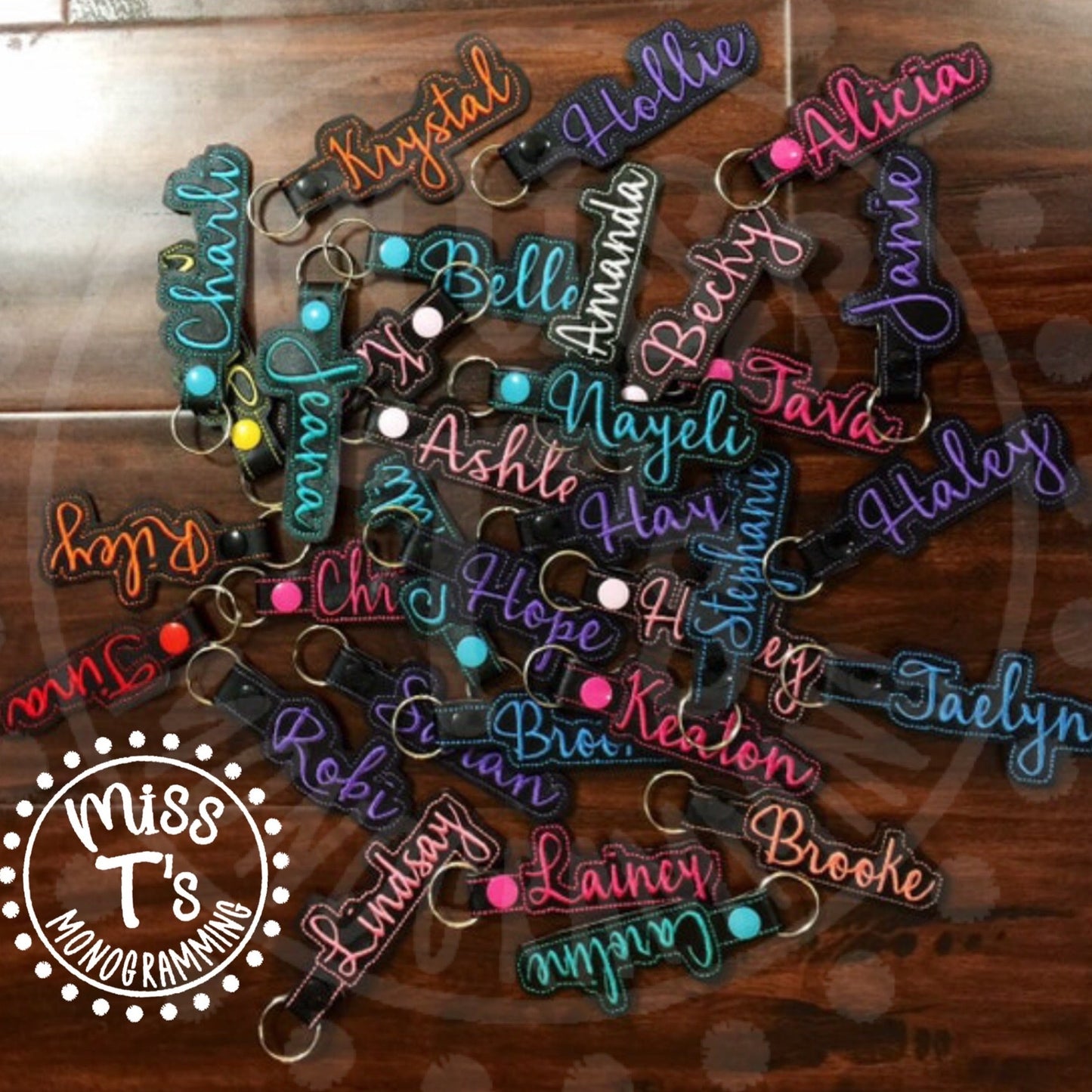 CUSTOM NAME KEYCHAINS