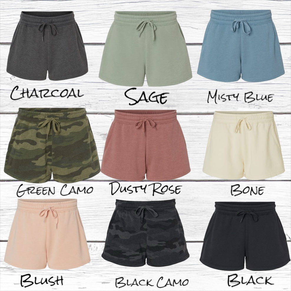COMFY LOUNGE SET EMBROIDERED SHORTS & SHIRT SET