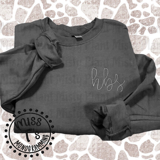 MONOCHROMATIC BETTER TOGETHER MONOGRAMMED SWEATSHIRT