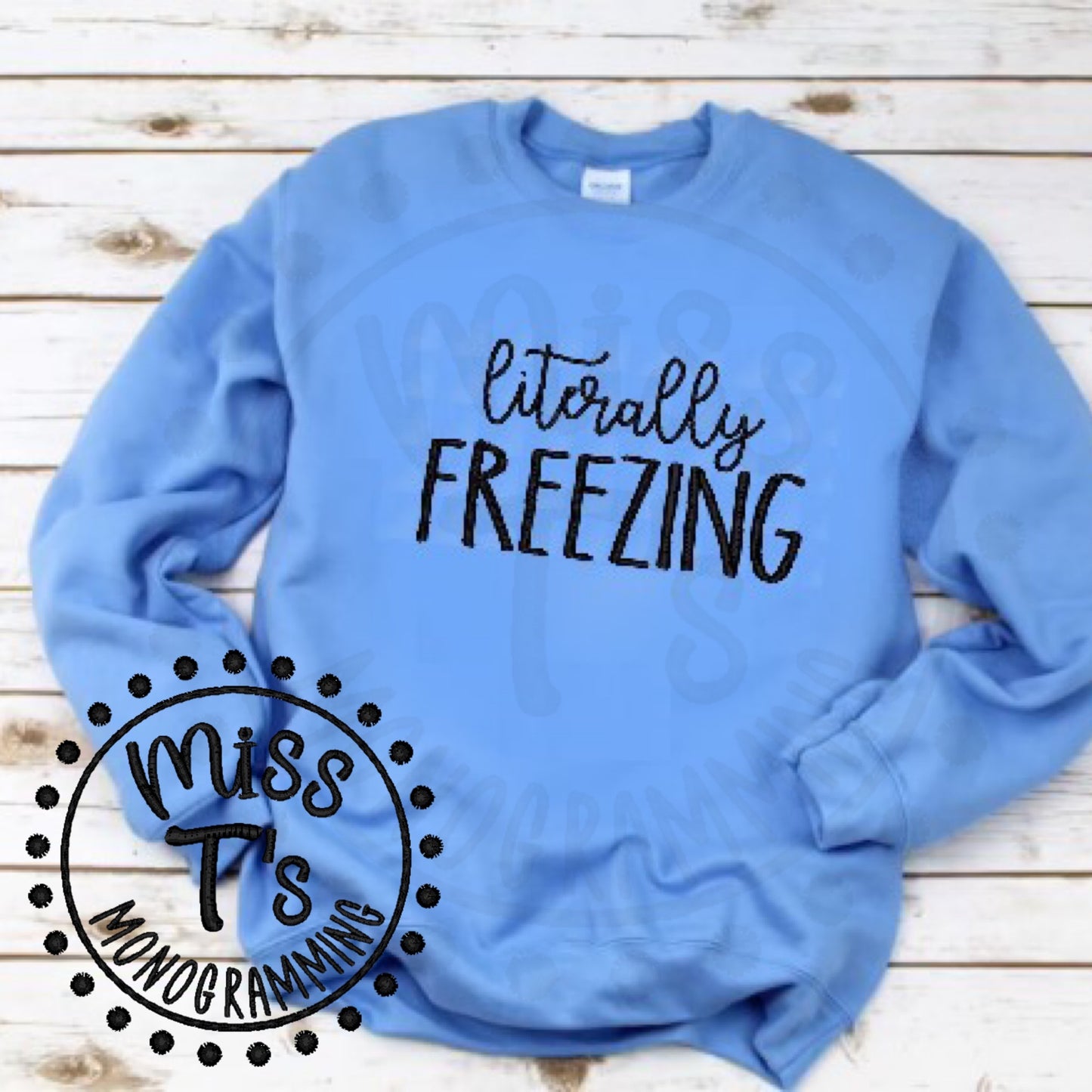 LITERALLY FREEZING COZY SWEATSHIRT