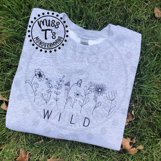 WILD FLOWER SWEATSHIRT